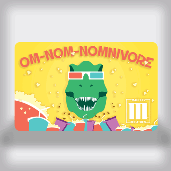 Picture of Entertainment Movie Gift Card - Dinosaur Edition