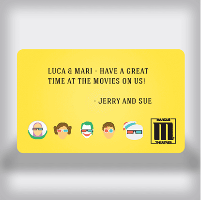 3D Character Custom Gift Card