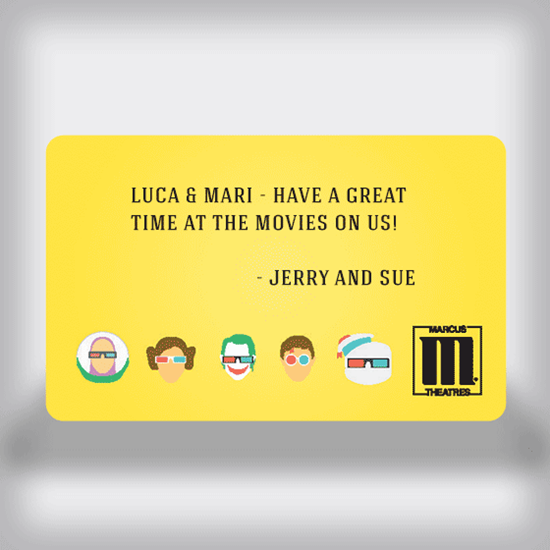 3D Character Custom Gift Card