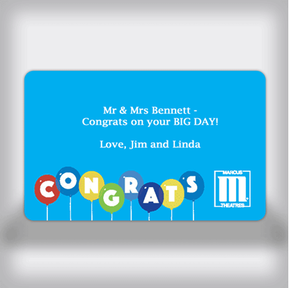 Congratulations Balloon Custom Card