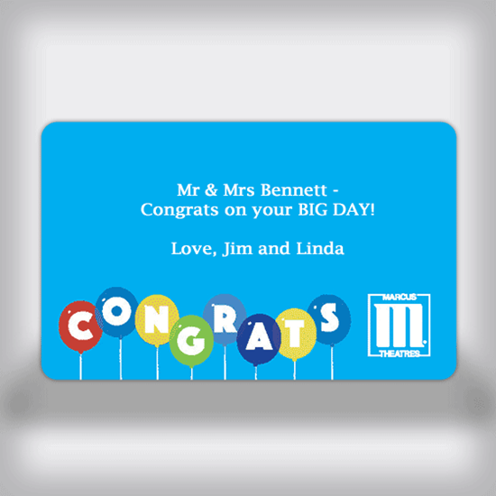 Congratulations Balloon Custom Card