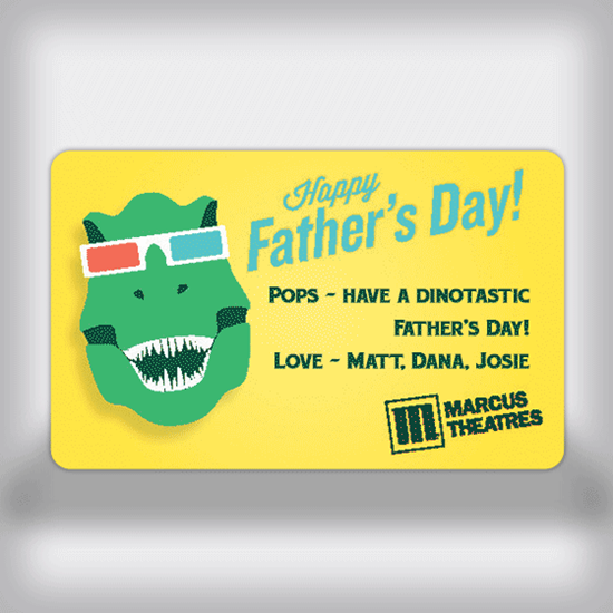 Father's Day Dino Custom Card