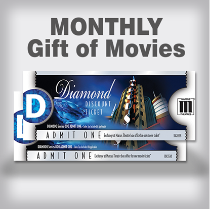 Monthly Gift of Movies - Movie Club