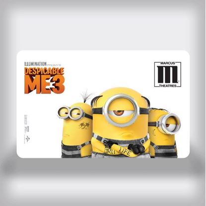 Picture of Entertainment Movie Gift Card - Despicable Me 3 Edition