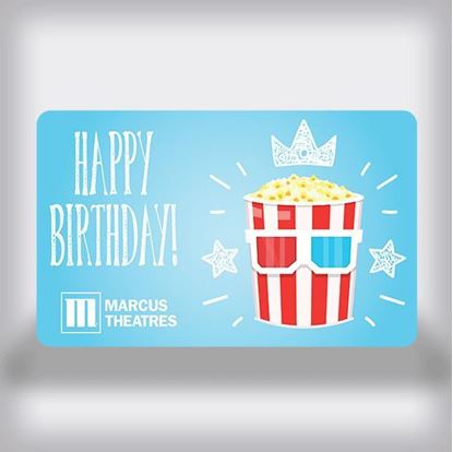 Picture of Birthday Movie Gift Card - Happy Birthday Crown Edition