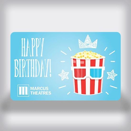 Picture of Birthday Movie Gift Card - Happy Birthday Crown Edition