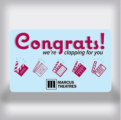 Picture of Congratulations Movie Gift Card - Congrats Clapboard Edition