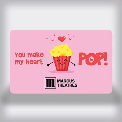 Picture of Date Night Movie Gift Card - You Make My Heart Pop Edition