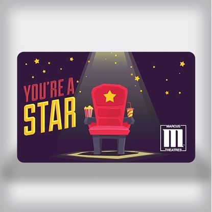 Picture of Entertainment Movie Gift Card - You're A Star (Red Chair) Edition