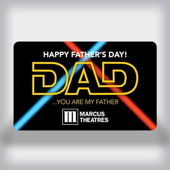 Picture of Father's Day Movie Gift Card - Light Saber Edition