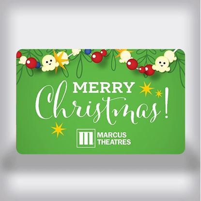 Picture of Holiday Movie Gift Card - Merry Christmas w/ Popcorn Garland Edition