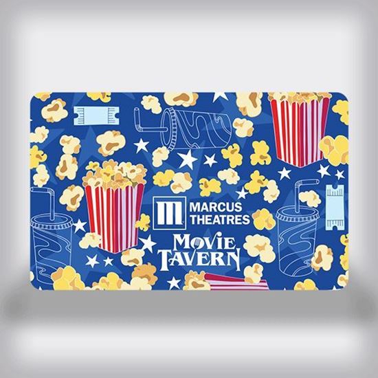 Picture of Entertainment Movie Gift Card - Blue Popcorn & Soda Dual Edition