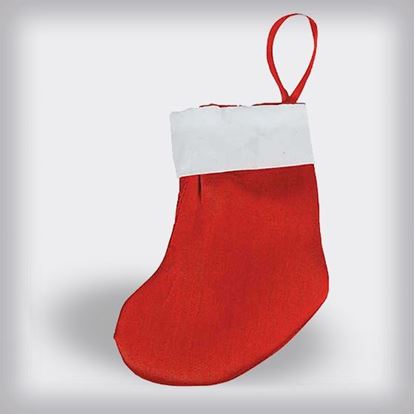 Picture of Mini Christmas Stocking - Red